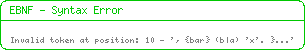syntax=%7B+a%3Db+%5Bc%5D+%2C+%7Bbar%7D+%28b%7Ca%29+%27x%27.+%7D